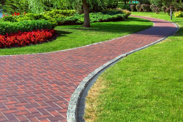 Brick Walkway Installation in Spanish Fork