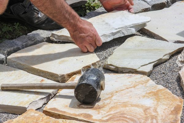 Sidewalk Stone Repair